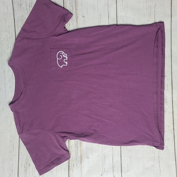 Ivory Ella Purple Short Sleeve Mandala Elephant Patterned Size Small - Picture 1 of 6